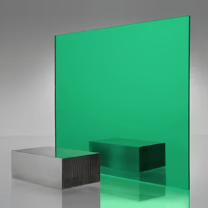 3/16″ Thick Transparent Green Plexiglass – #2092 | Acrylic Plexiglass