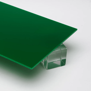Thick Transparent Green Plexiglass