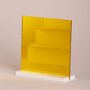 Transparent Yellow Plexiglass