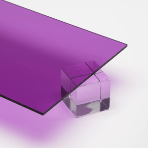 Transparent Purple Plexiglass (DARK)
