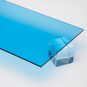 Transparent Blue Plexiglass